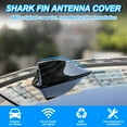 thumbnail image 4 of Shark Fin Antenna Cover for Car, Automotive Top Roof Aerials AM/FM Radio Signal Base, Vehicle Shark Fin Shape Cover with Adhesive Tape, Car Accessories Universal for Most Sedan, SUV, Van, 4 of 7
