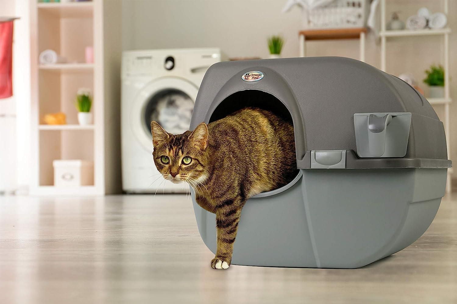 Omega Paw Bac à litière Roll 'n Clean Cat