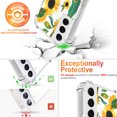 thumbnail image 2 of Sunflower Clear Case for Samsung Galaxy S23 Plus,Aesthetic Art Design Case for Men Women,Unique Trendy Transparent TPU Bumper Case Cover, 2 of 5