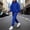 Blue, variant on mihongmao Y2k Outfits for Men Casual Pullover Hooded Sports Print Long Sleeve Trousers Two-Piece Elastic Waist Tracksuit Purple 2X