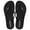 Black/Black, variant on Ebony Natural Rubber Comfort Flip Flops for Women - Black/Purple