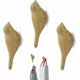 thumbnail image 1 of Juego de 3 ganchos de resina y madera, ganchos de pared multifuncionales de resina con diseño de pájaros para colgar ropa, toallas y sombreros., 1 of 5