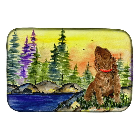 American Water Spaniel Dish Drying Mat