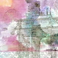thumbnail image 2 of Kimberly, Allen 20x20 Gold Ornate Wood Framed with Double Matting Museum Art Print Titled - Watercolor Travel 4, 2 of 4
