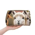 thumbnail image 4 of Xecao Cute Alpaca in Daze Print Fashion Makeup PVC Bag Large Capacity Travel Cosmetic Bag for Women Organizer Toiletry Clutch, 4 of 8