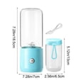 thumbnail image 3 of Portable Wireless Dynamoelectric Juicer, Fully Automatic Juices Extractor Cup for Home, Mini Fruit and Vegetable Juicer, Juicer *1, Cup *1, Type-c Charging Cable *1, 3 of 8