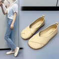 thumbnail image 4 of Meckior Women's Flats Shoes Comfortable PU Leather Slip On Round Toe Ballet Flats Casual Dress Flat Shoes for Walking, 4 of 6