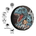 thumbnail image 5 of XMXY Tyrannosaurus Rex Dinosaur Animal Spare Tire Cover, Universal Waterproof Cover for Jeep RV Tire Wheel Protection, 16 inch, 5 of 8