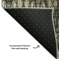 thumbnail image 3 of Addison Rugs Mayfield Washable Transitional Moroccan Black Rectangle Rug, 5' x 7'6", 3 of 6