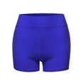 thumbnail image 2 of A2Y Women's Basic Solid Premium Cotton High Rise Bike Shorts Denim Blue 5XL, 2 of 5