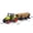 Farm wood truck, variant on Farm Tractor Truck Tractor Inertia Car Transport Pulverizer Model Baby Car Boy Toy Engineering Car Childrens Educational Toys