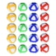 thumbnail image 4 of 20 pelotas de golf adhesivas, juguete deportivo para exteriores, adolescentes, resistente, portátil, para telas. Estilo A, 4 of 9