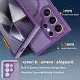 thumbnail image 3 of for Samsung Galaxy S24 Ultra Case, Compatible with Mag-Safe, Support Magnetic Car Mount, Shockproof Military-Grade Protection, Magnetic Phone Case for Samsung Galaxy S24 Ultra, Darkpurple, 3 of 6