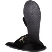 Joules Slippet Luxe Womens Fluffy Mule Sandal In Black Size 5/6