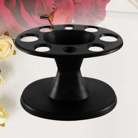 Zcyifa Comb Brushes Holder Plastic 8 Holes Cushion Comb Display Rack Holder Durable Massage Brushes Storage Stand Shelf Organizer for Hair Salon