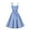 Blue, variant on Lovskoo 2024 1950S Dresses for Women Vintage Spaghetti Strap Stripe A Line Knee Length Dress Cocktail Party Prom Gown Blue