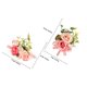 thumbnail image 5 of Houderco 1Set Decorative Pink Wrist Flower Corsage Perfect for Wedding Party Prom Night with Realistic Look, 5 of 6