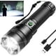 thumbnail image 1 of Linternas LED recargables de alto lúmenes, linterna superbrillante con cable USB, potentes linternas impermeables de mano con 4 modos para camping/emergencia/lectura, 1 of 5