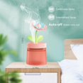 thumbnail image 4 of Yazoeia Home Humidifier,260mlCool Mist Humidifier,essential oil diffusers,2 in 1 Portable LED Air Humidifier Desk Lamp,USB Rechaegable Eternal Flower Humidifier Office (Gardenia Purple), 4 of 9