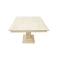 thumbnail image 2 of BingLTD - 30" D x 29" H Chelsea Square Dining Table (TT3602 / WH-Chelsea28-UNF)…, 2 of 3