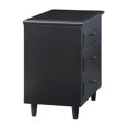 thumbnail image 2 of Glavbiku Modern 3 Drawer Nightstand,Wood Bedside Table for Bedroom,Black,28.1" H x 27.9" L,Adult, 2 of 12