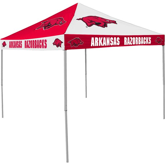 Arkansas Razorbacks NCAA 9' x 9' Checkerboard Color Pop-Up Tailgate Canopy Tent