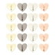 thumbnail image 3 of 20 unidades de hebillas autoadhesivas para teléfono móvil con forma de corazón para fundas de teléfono., 3 of 8
