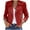 Red, variant on Womens Winter Ladies Vintage Zipper Bomber Jacket Casual Coat Outwear Red 4(S)