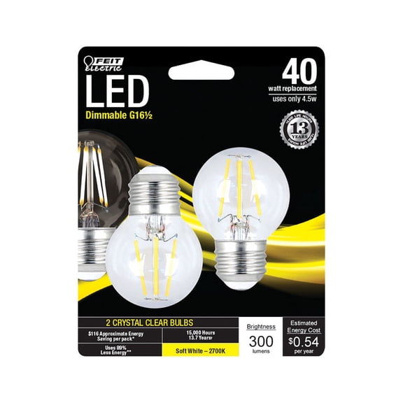 LED FEIT G16.5 40W EQ SW