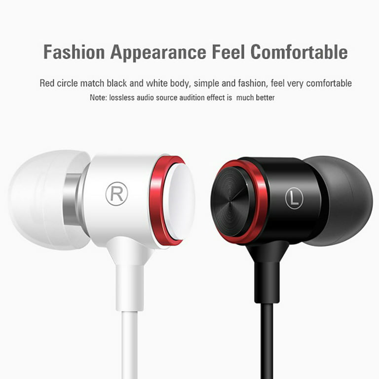 Apmemiss Clearance Electronics Earbuds Wired with Microphone Noise  Isolating In-Ear Headphones, Powerful Heavy Bass High Definition Earphones