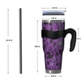thumbnail image 4 of 40oz Tumbler,Witch's Brew Halloween Pattern Insulated Tumblers with Removable Handle,Stainless Steel Double Vacuum Coffee Tumbler Cup with Straw for Home,Office,Travel,Party, 4 of 5