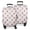 White Cow Strawberry, variant on Beige Cow Heart Pattern Luggage Cover Fashion Suitcase Cover Baggage Covers Fit 25-28 Inch Luggage (Go Travel)