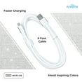 thumbnail image 4 of Liquipel Powertek Glitter Micro USB Cable, 4 of 8
