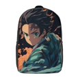 thumbnail image 1 of Tanjiro Kamado Demon Slayer Backpacks Basic Shoulder Daypack Bookbag Satchel Knapsack Rucksack-XTYD1676, 1 of 2