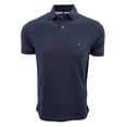 thumbnail image 1 of Polo Tommy Hilfiger, de corte regular, elástico, para hombre, azul marino, 1 of 3