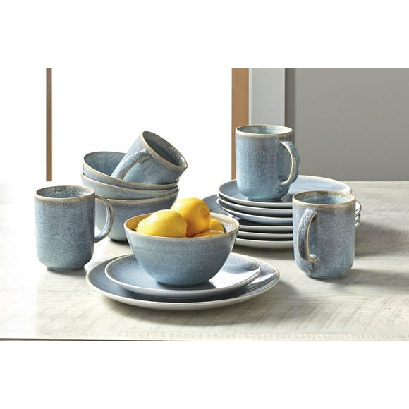 Better Homes & Gardens Dinnerware Linette 16 Piece set, BHG 16PC Dinnerware Set