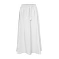 thumbnail image 5 of CHUOU Maxi Skirts For Women Reg & Plus Size Women's Long Skirts Flowy Summer Skirt Aline Elastic High Waisted Trendy, 5 of 5