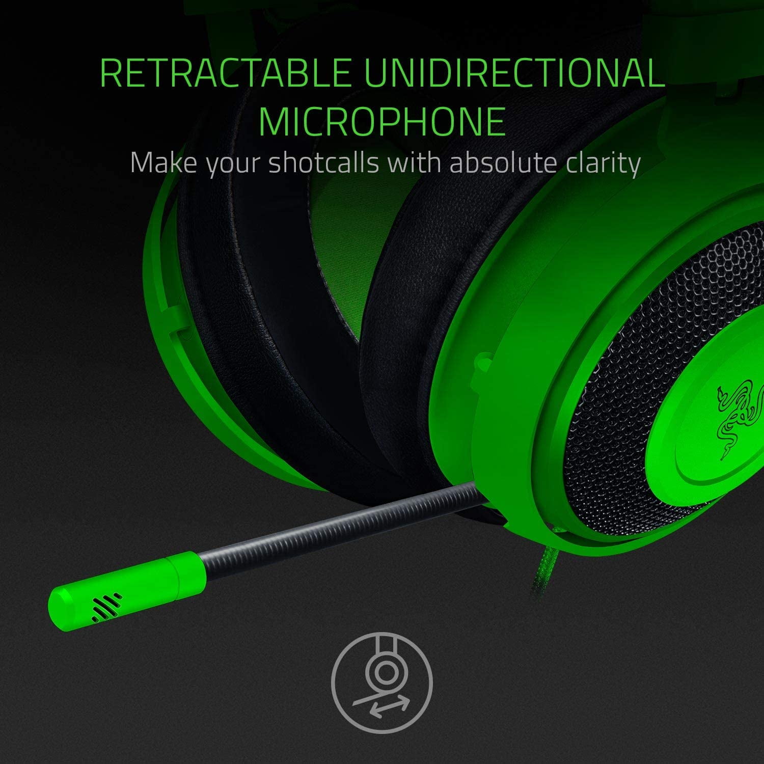 Razer Kraken Competitive Gaming Headset - Noise Cancelling