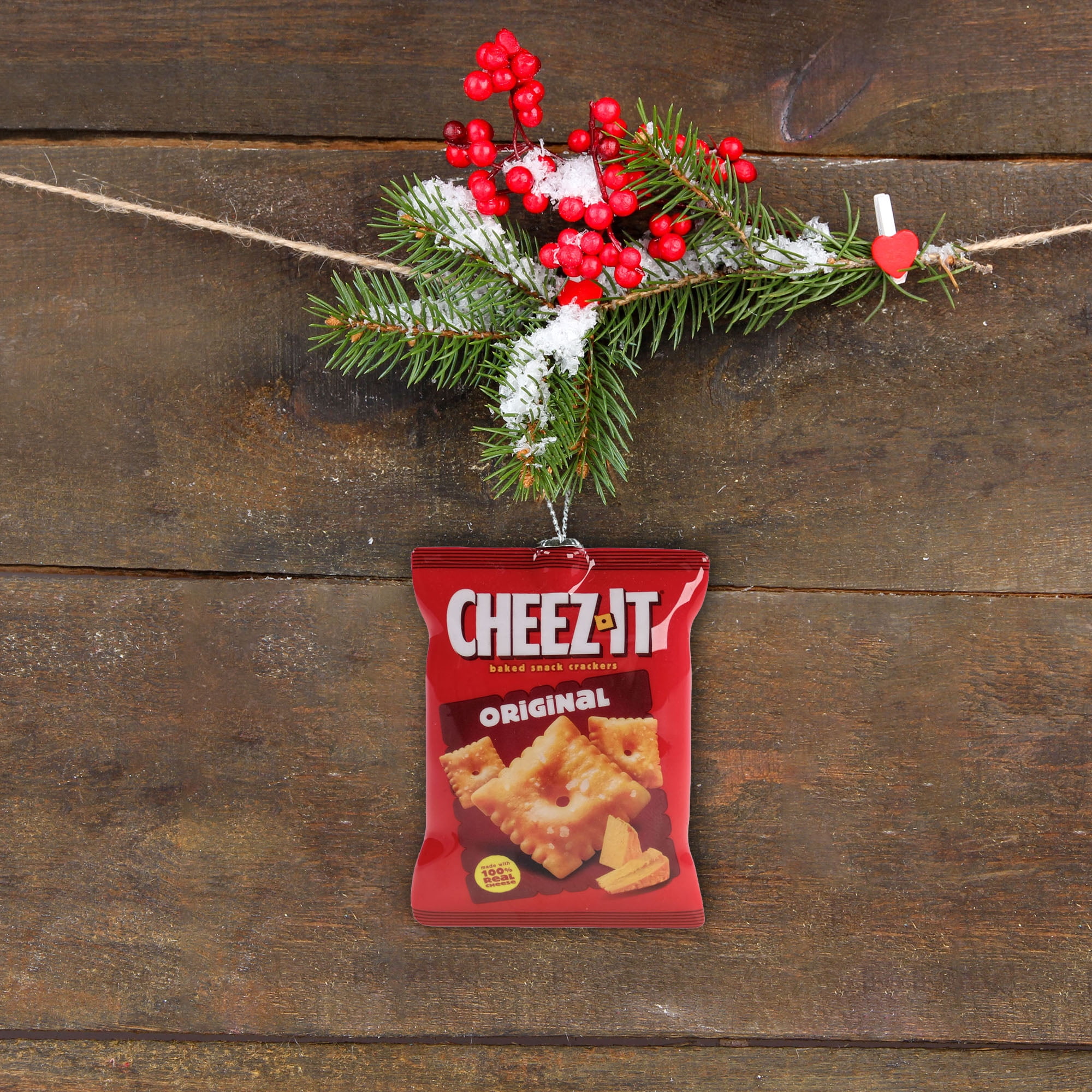 Cheez-It Bag Christmas Tree Ornament