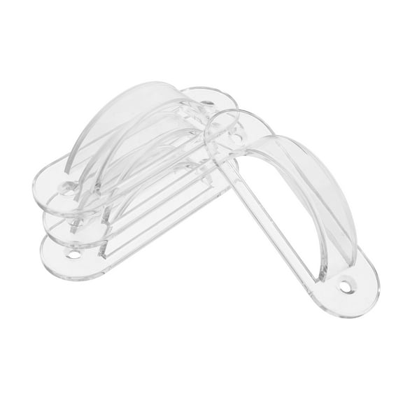 4pcs Light Switch Guard Clear Protective Light Switch Lock Childproof Light Switch Cover Guard Keeps Light On Or Off Mounting Plate