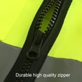 thumbnail image 3 of YESBAY High Visibility Warp Knitted Fabric Multi-pockets Safety Vest Reflective Clothes, Green, 3 of 8