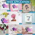 thumbnail image 5 of Woman Space Stencils 11.7×8.3inch Large Ladies Curly Hair Planet Stencil with Paint Brush Dreamy Space Universe Star Moon Girl Drawing Stencil for Gift Decor Wood Canvas Wall Furniture, 5 of 9