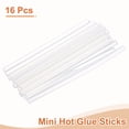 thumbnail image 3 of 16 Pack Mini Hot Glue Sticks, 0.28" Dia x 5.91" Long EVA Glue Gun Sticks, White Clear, 3 of 6
