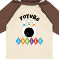 thumbnail image 4 of Inktastic Future Bowler Bowling Pins Boys or Girls Long Sleeve Baby Bodysuit, 4 of 5