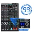 thumbnail image 3 of Professional Audio Mixer 8 Channel Sound Board Console DJ Mixing Desk System Interface Built-in 99 Reverb Effect ,Easy to Operate, 3 of 7