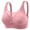 Pink, variant on Nude Lace Plus Size Support Bra, Wireless Full-Coverage Bralette with Wide Adjustable Straps, Comfort Side Shaper Lingerie for Large Bust