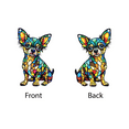 thumbnail image 7 of 89Bloom Chihuahua Stained Glass Hologram Ornament, Dog Stained Glass Suncatcher Ornaments Home Decor, Dog Holographic Ornaments, 7 of 7