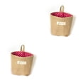 thumbnail image 3 of Bewildely Living Room Wall Hanging Pocket Storage Linen Organizer Sack Bras Sundries Clothes Bag Basket Cotton Tabletop Decoration Type1 NO1, 3 of 6