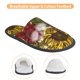thumbnail image 3 of Fotbe Sunflower Pantuflas Peludas para Mujer con Estampado, Zapatillas de Peluche, Zapatos de Invierno para Casa, Uso Interior y Exterior-Large, 3 of 8
