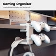 thumbnail image 3 of Soporte para auriculares y mando para juegos, giratorio 360 grados, universal, para PC, almacenamiento, 3 of 8